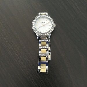 Fossil Ladies Watch w/bling